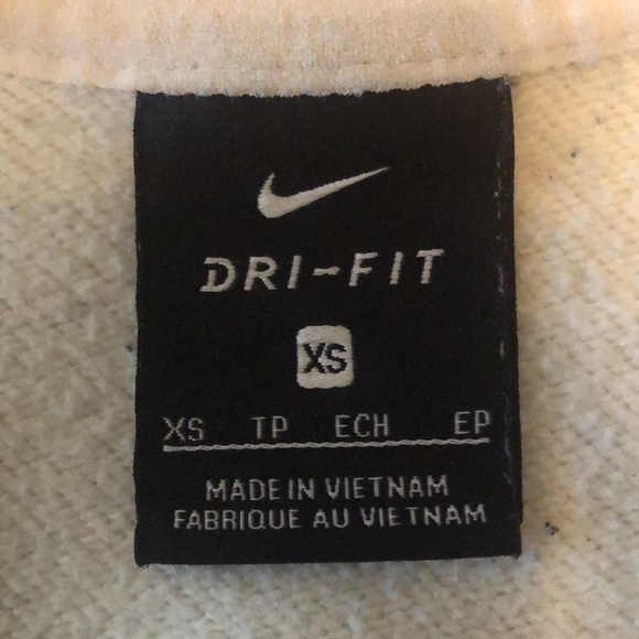 Nike XS Juniors Cropped Sweatshirt, Smokefree Home - Picture 4 of 4